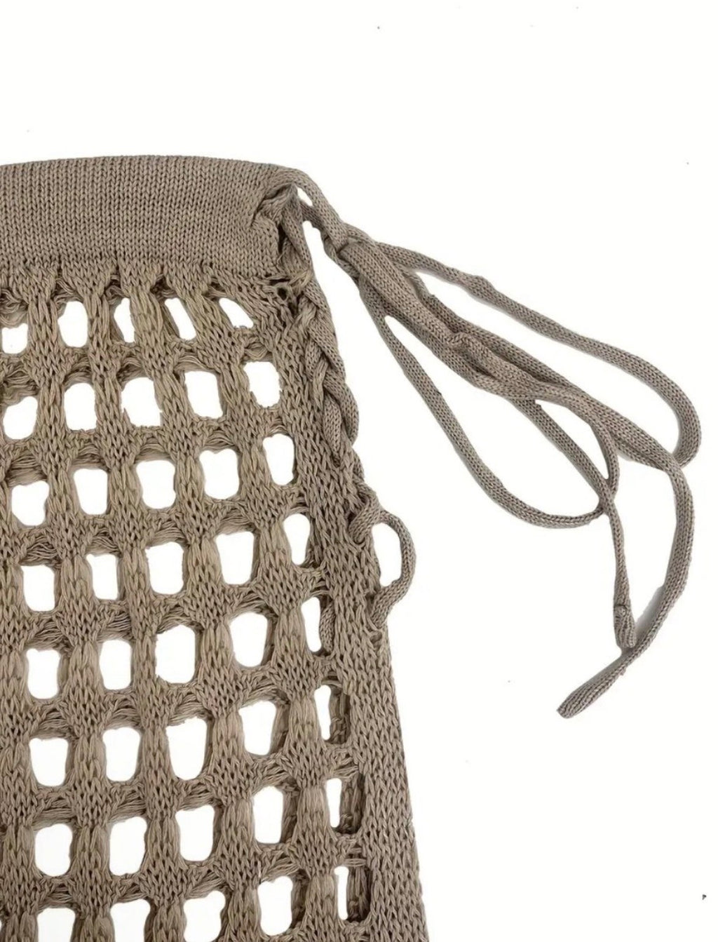 Crochet Fringe Hem Skirt