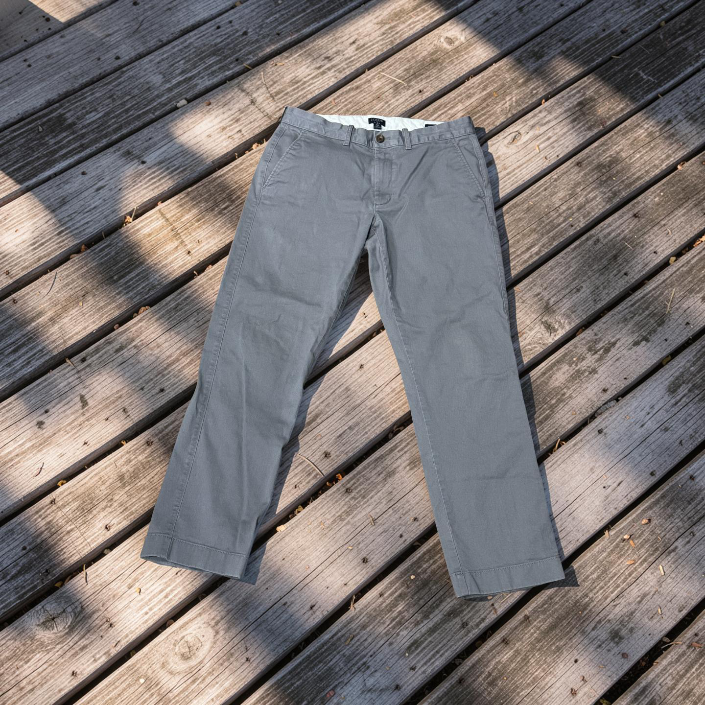 J Crew Straight-fit stretch chino pant