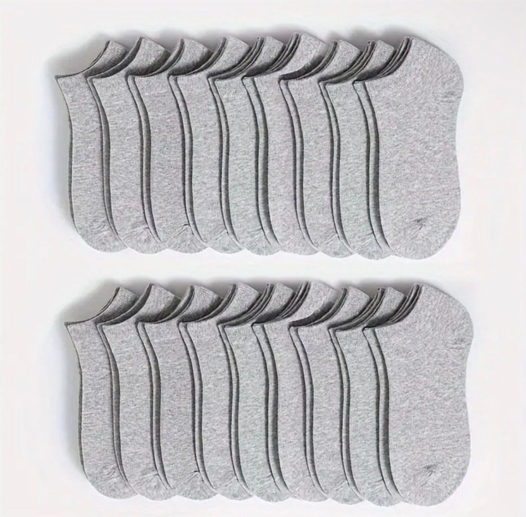 30 pairs Low Cut Ankle Socks for Men/Women
