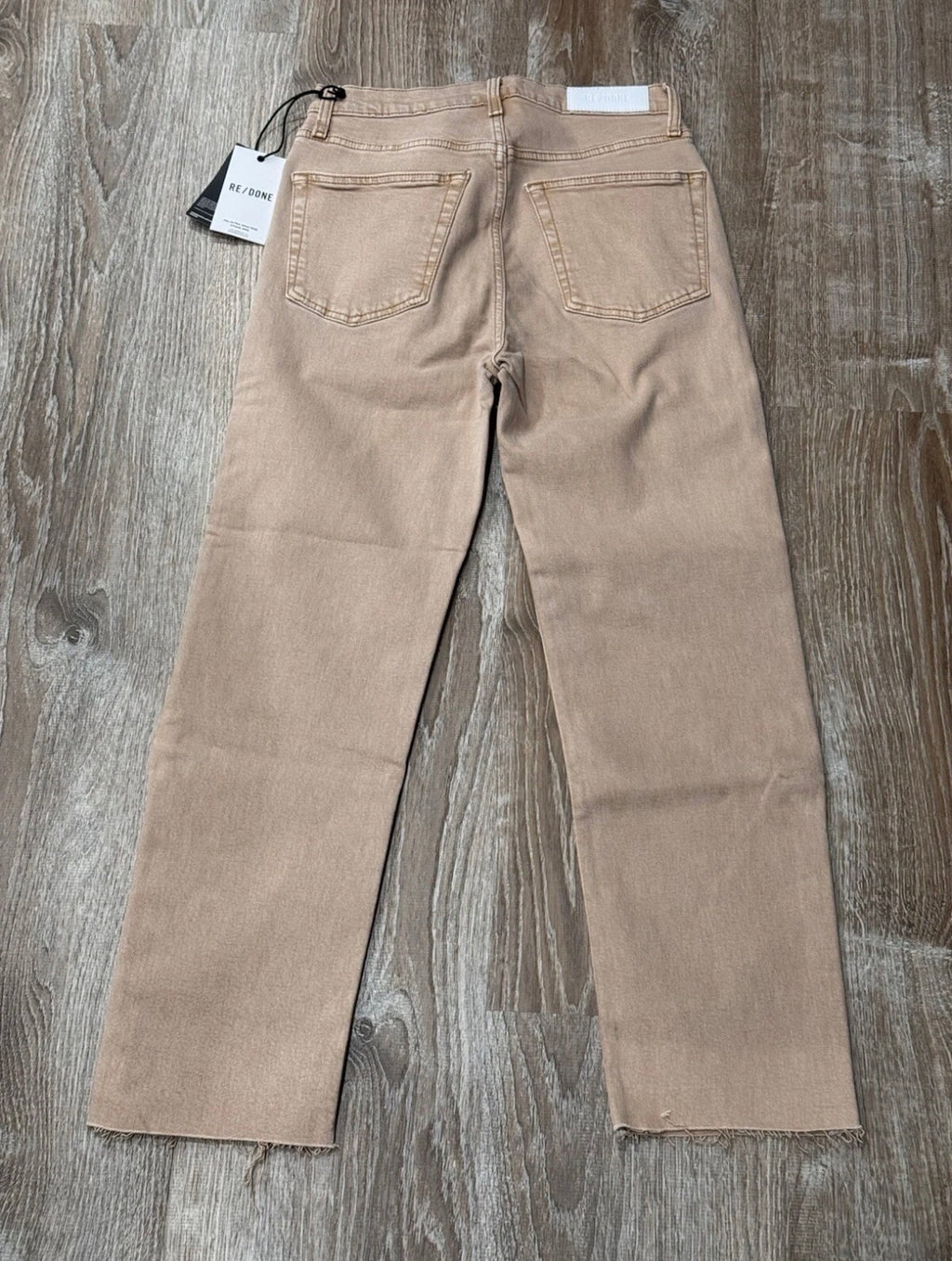 REDONE 70s High Rise Stove Pipe Straight-Leg Jeans