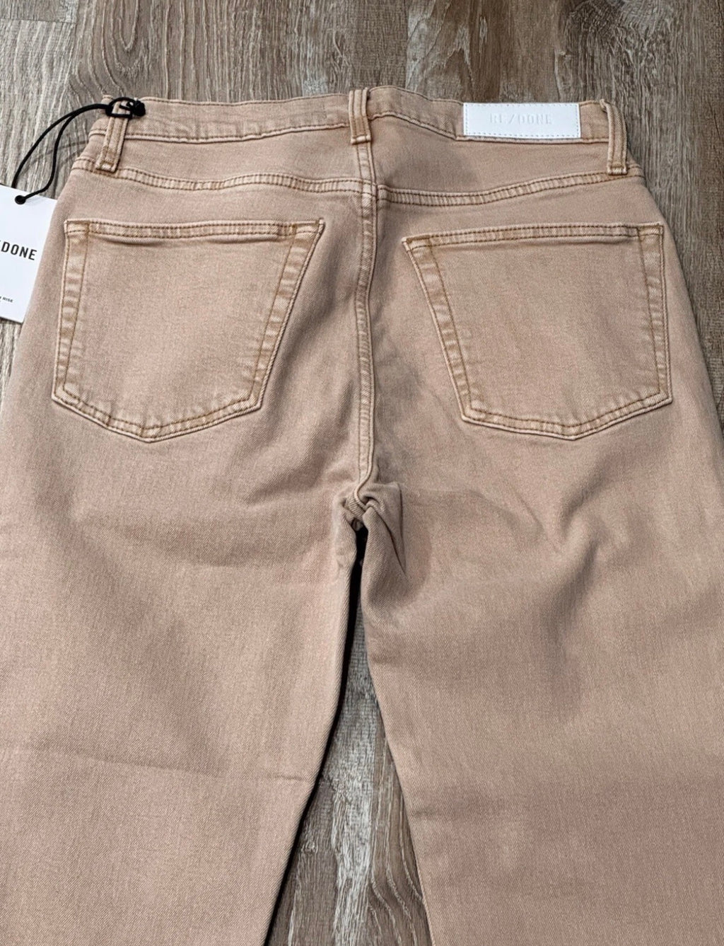 REDONE 70s High Rise Stove Pipe Straight-Leg Jeans