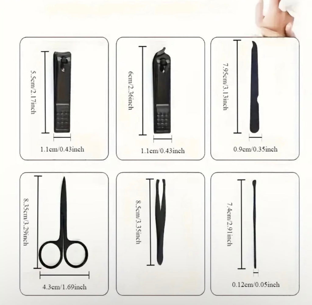 Travel-Ready Nail Care Manicure & Pedicure Set