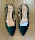 WAYDERNS Womens Suede Slingback