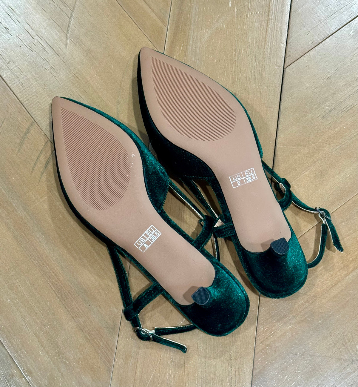 WAYDERNS Womens Suede Slingback