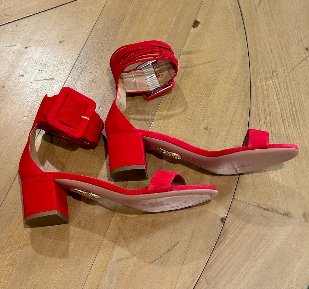 Aquazzura Casablanca Suede Sandals