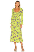 Faithfull the brand Mathilde Midi Dres in Locanda Floral