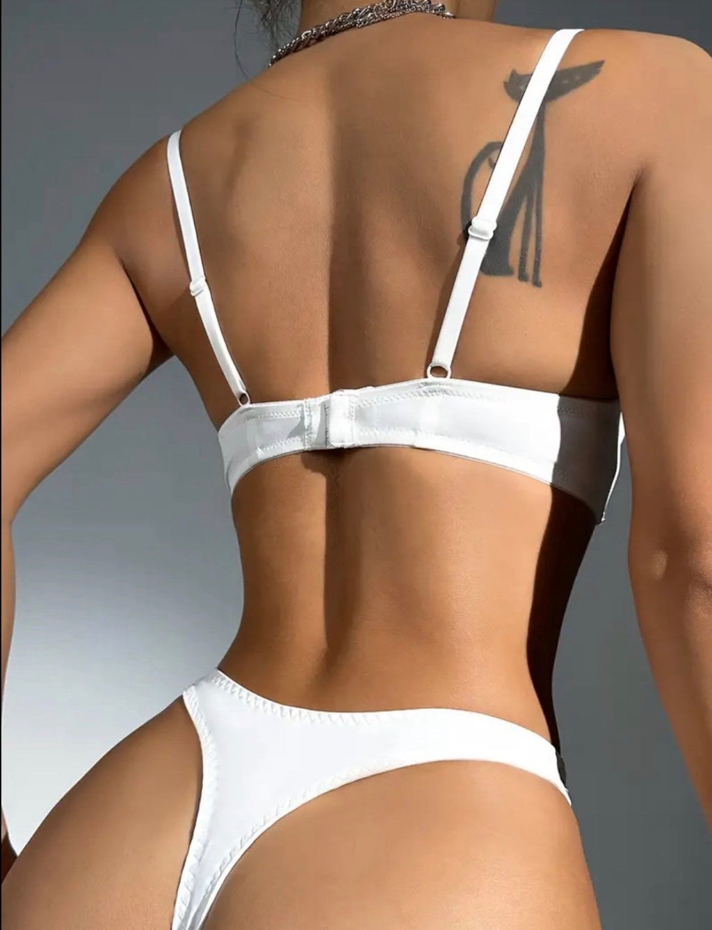 Sexy Low Rise Thong Lingerie Set