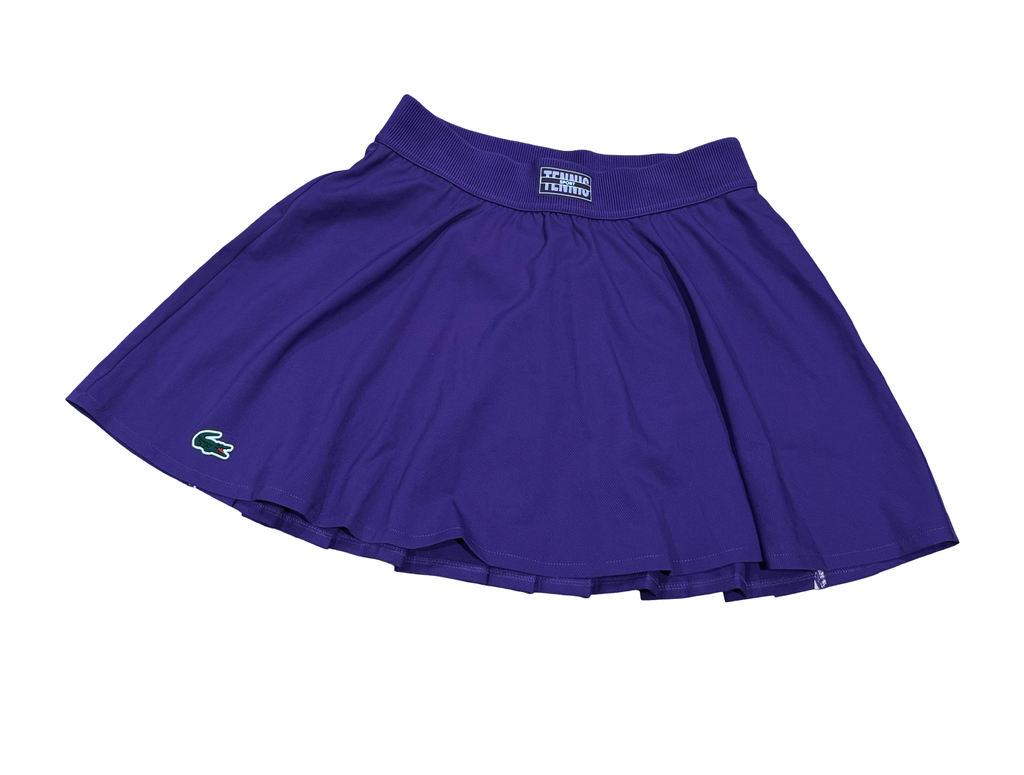 Lacoste Womens Sport Pleat Back Tennis Skirt with Contrast Shorts