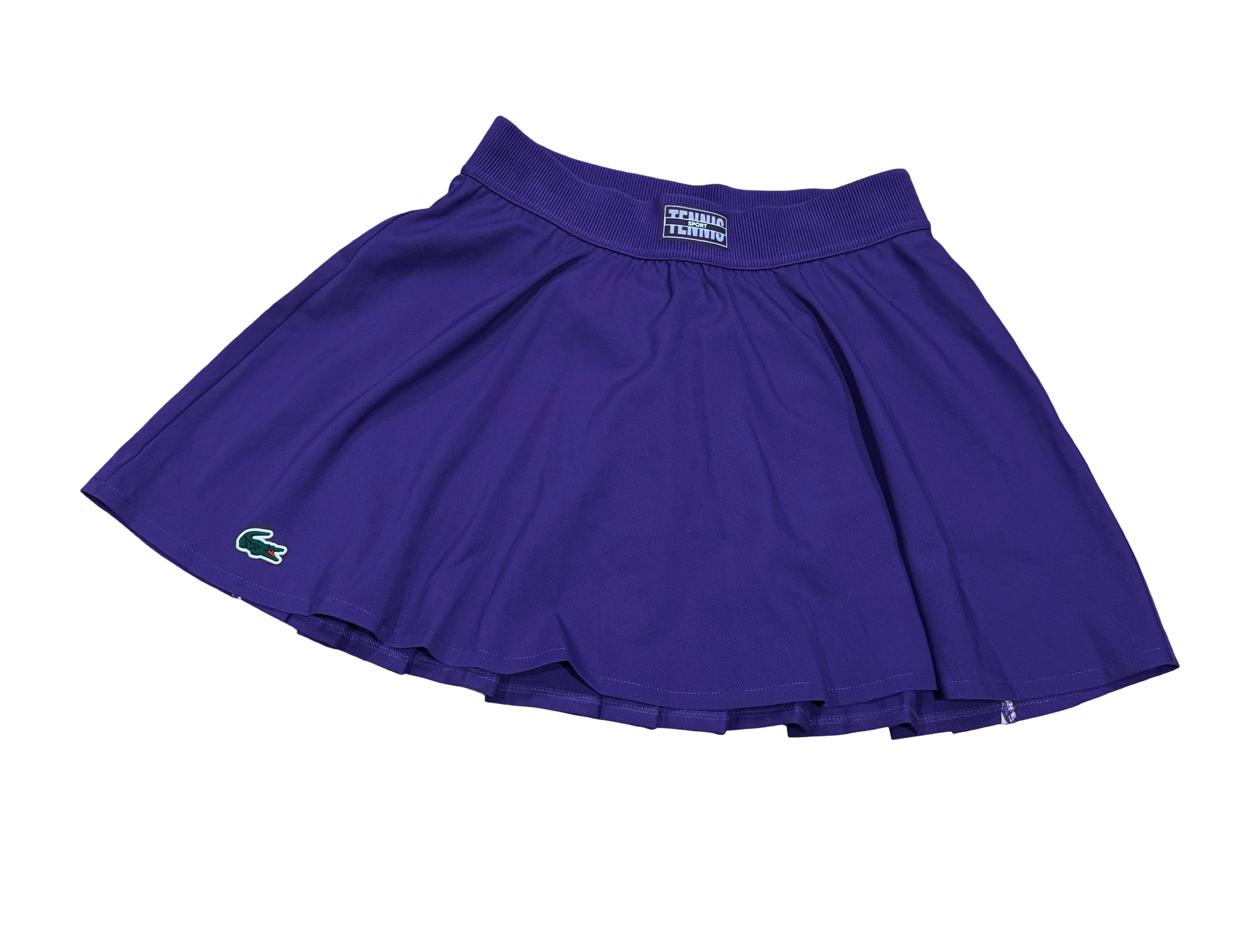 Lacoste Womens Sport Pleat Back Tennis Skirt with Contrast Shorts