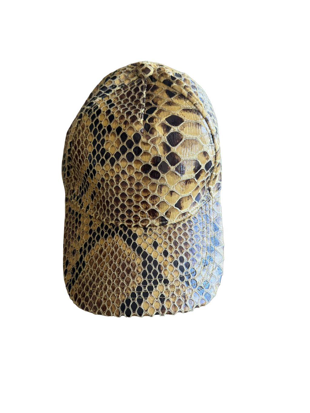 Stand Studio Yellow snake print Connie Cap