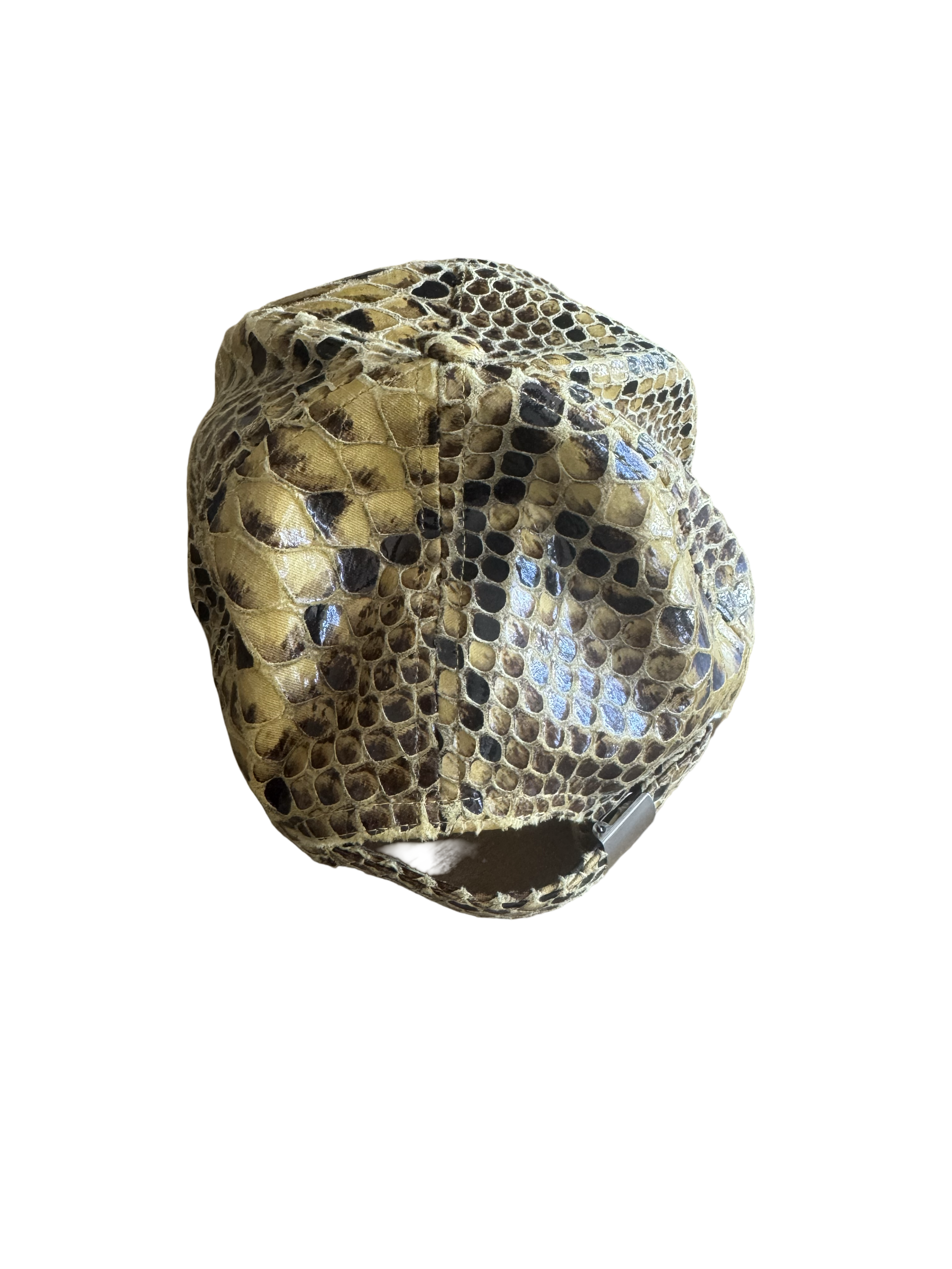 Stand Studio Yellow snake print Connie Cap