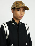 Stand Studio Yellow snake print Connie Cap
