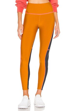 Alo 7/8 High Waist Element Legging - Bronze/Anthracite