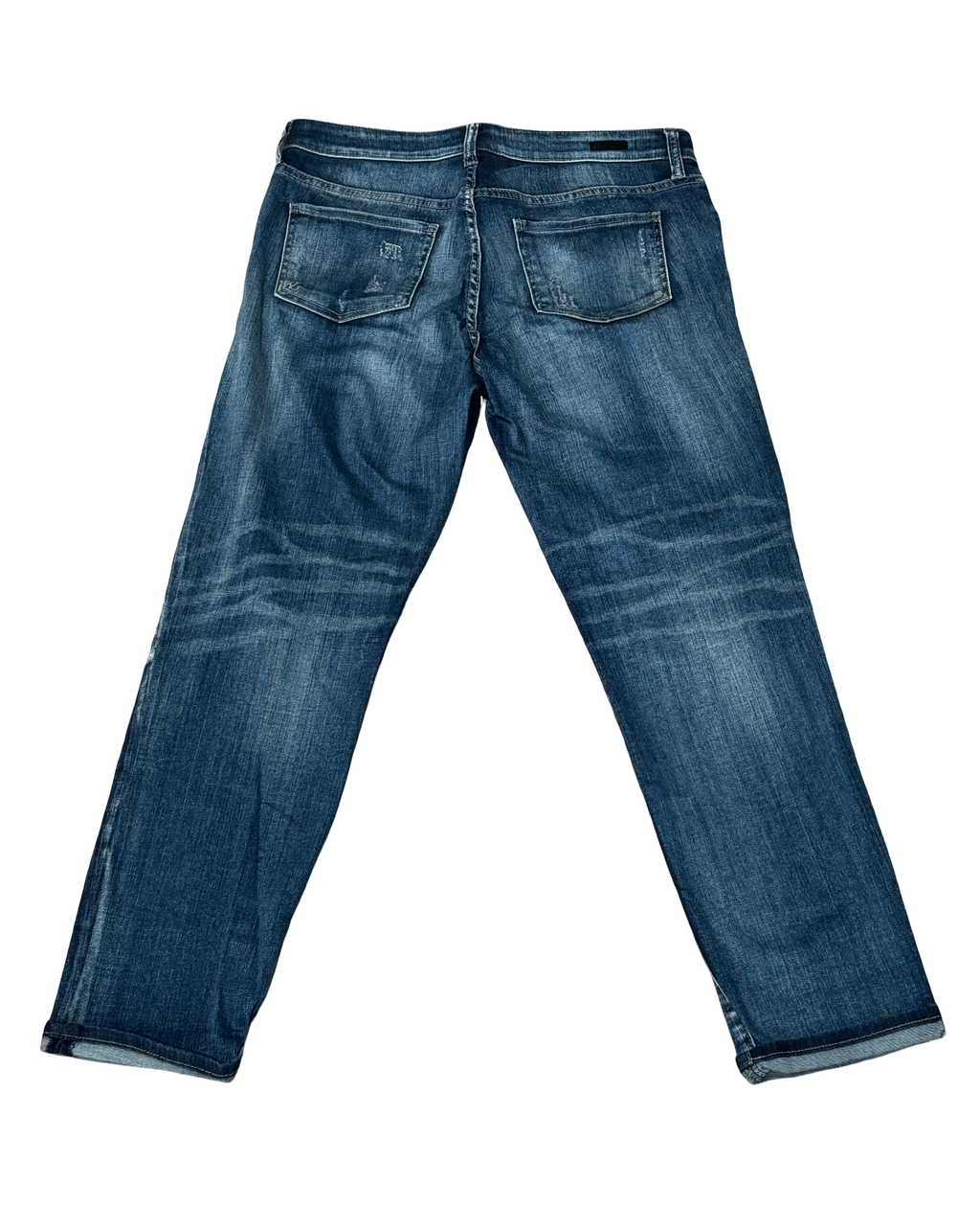 Kut from The Kloth Women’s Adele Slouchy Boyfriend Patchwork Jeans