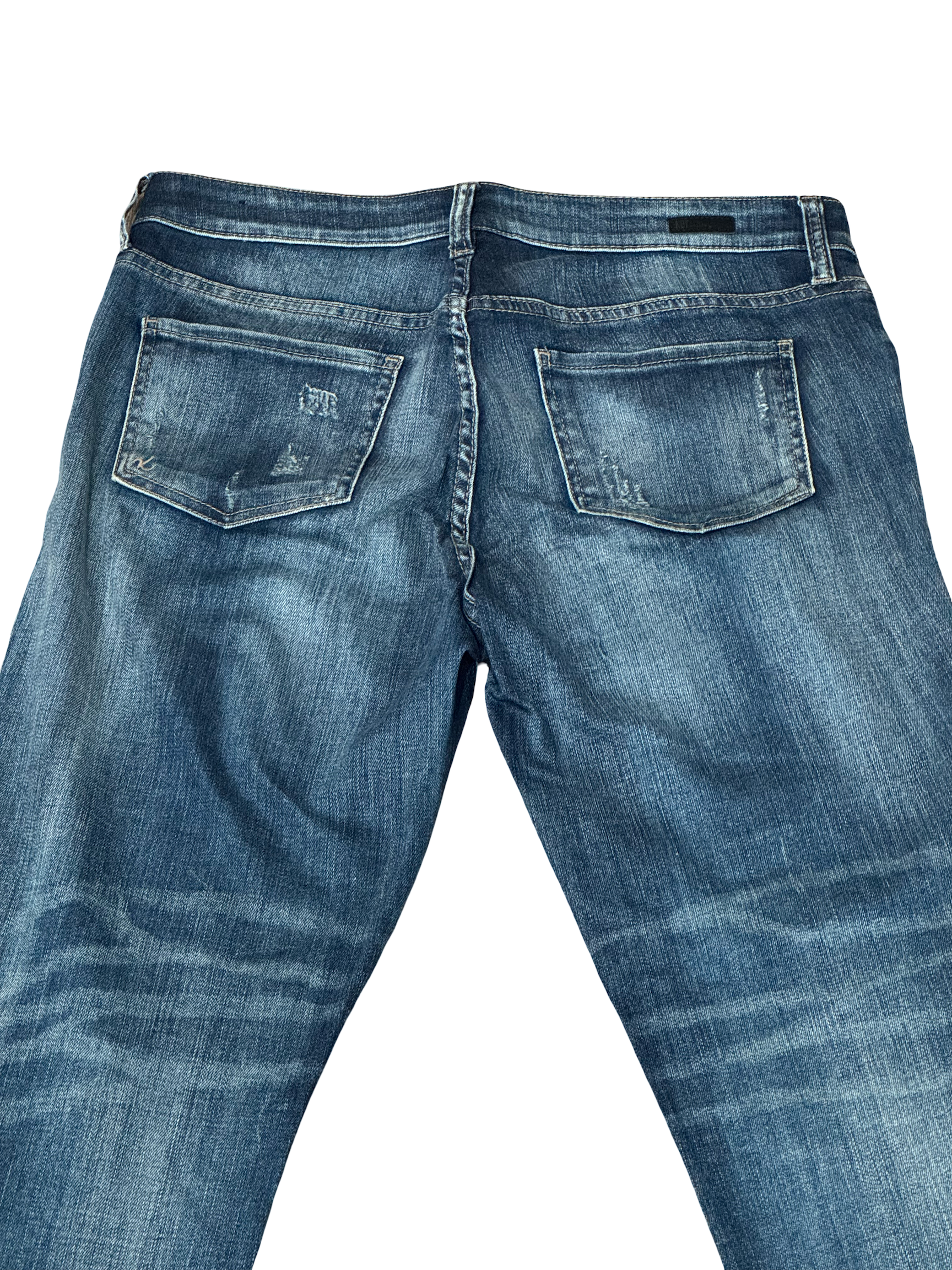 Kut from The Kloth Women’s Adele Slouchy Boyfriend Patchwork Jeans