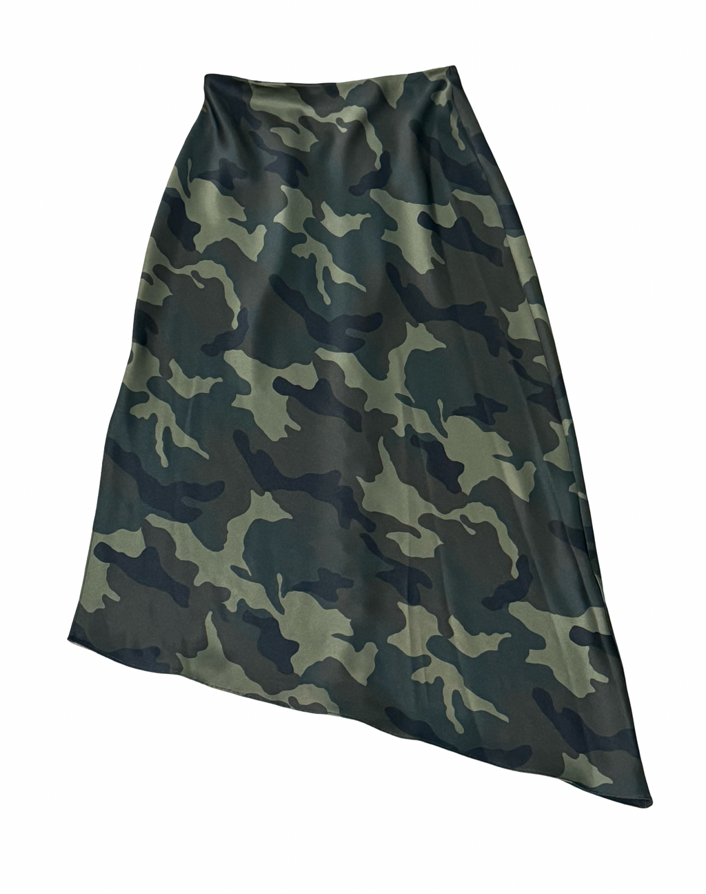 Alice + Olivia Maeve Asymmetric Slip Skirt