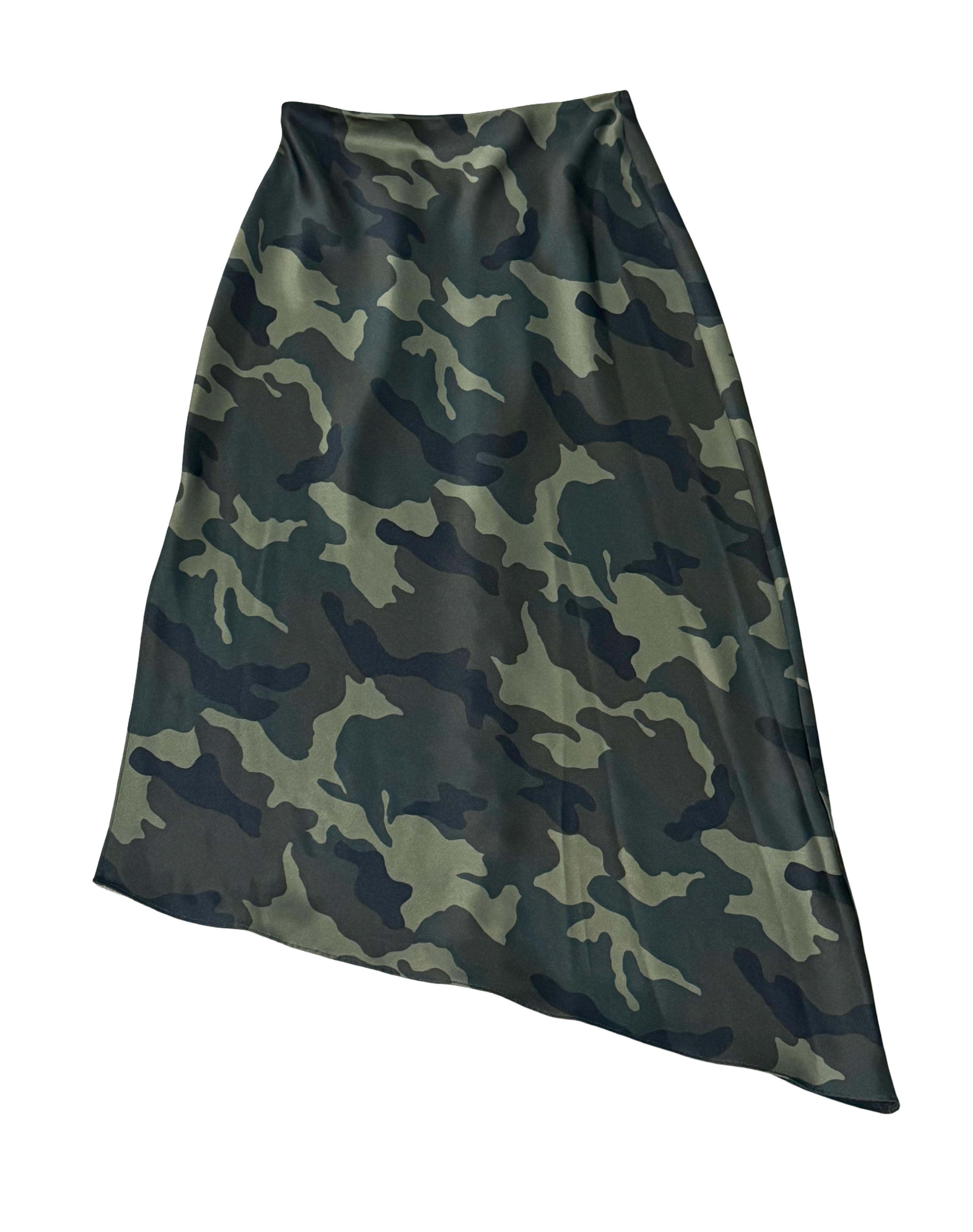 Alice + Olivia Maeve Asymmetric Slip Skirt
