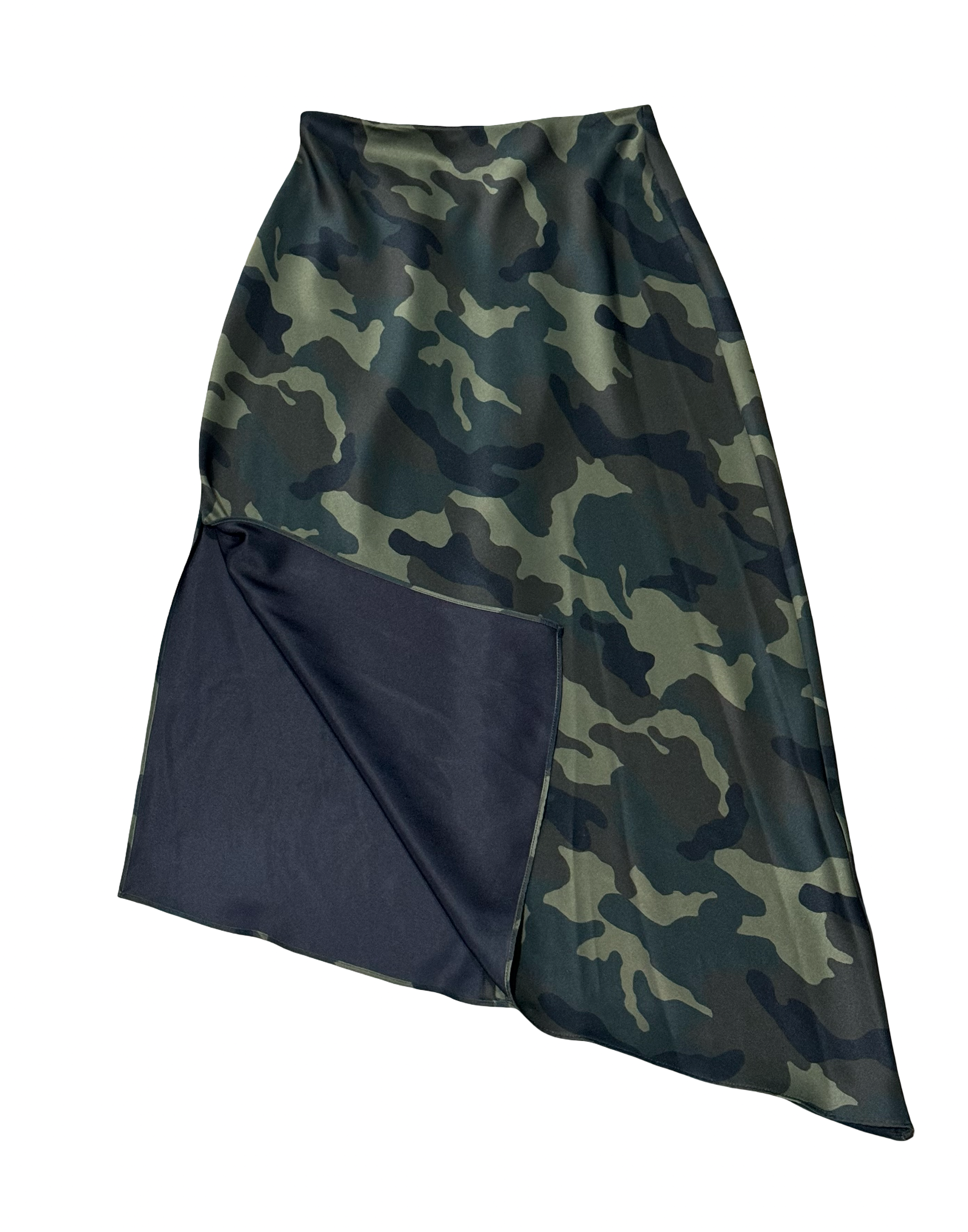 Alice + Olivia Maeve Asymmetric Slip Skirt