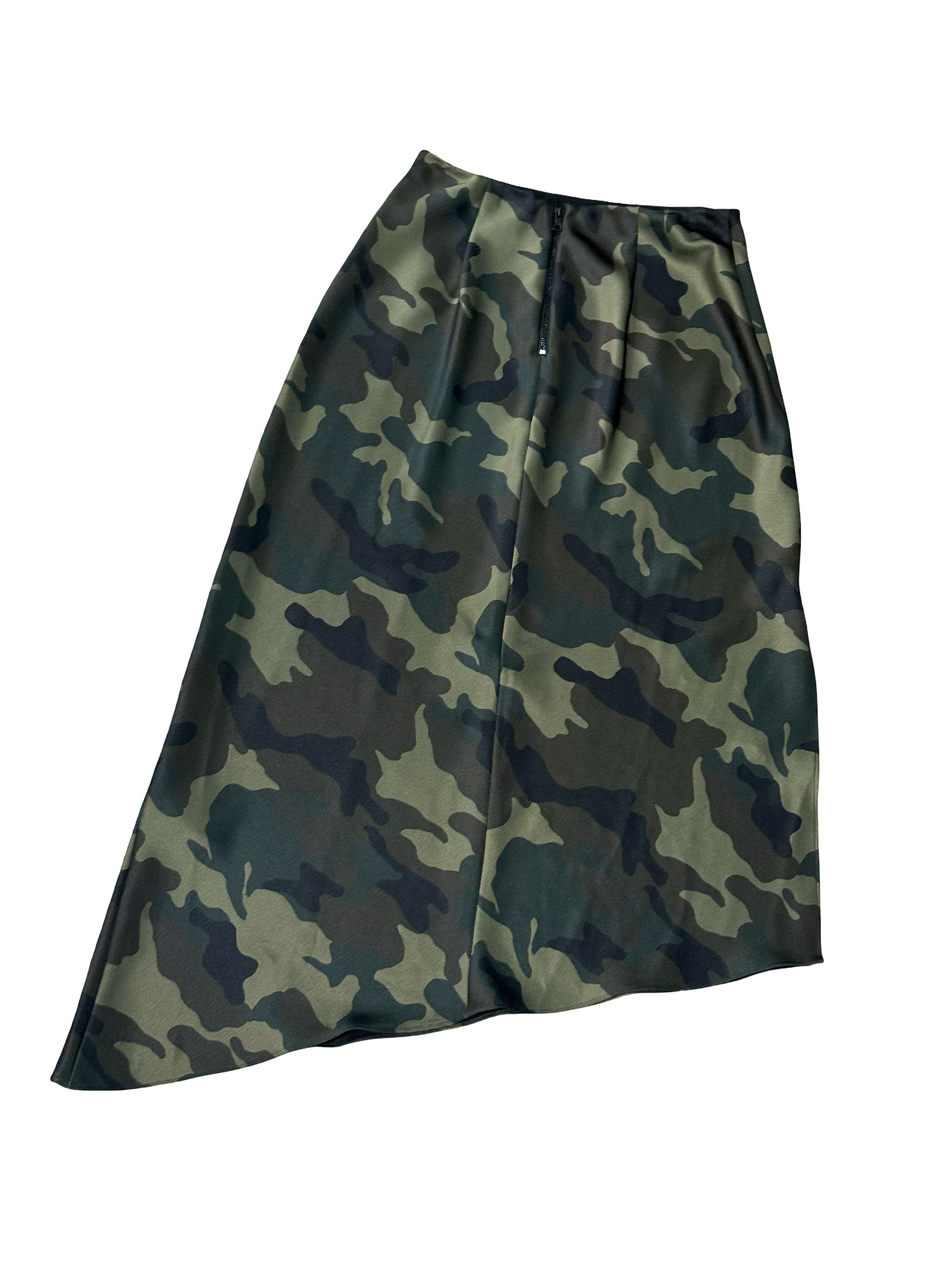 Alice + Olivia Maeve Asymmetric Slip Skirt