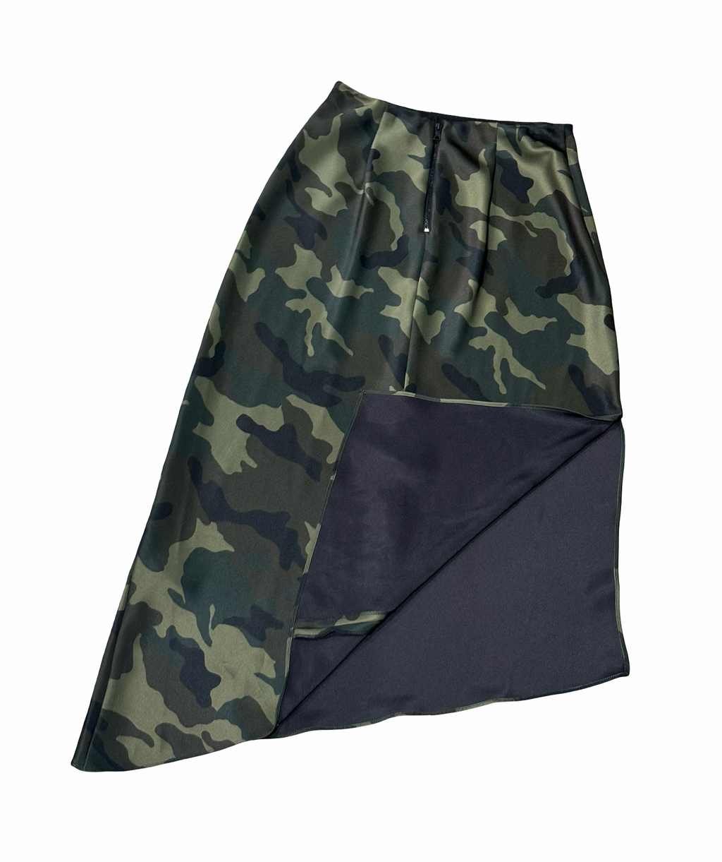 Alice + Olivia Maeve Asymmetric Slip Skirt
