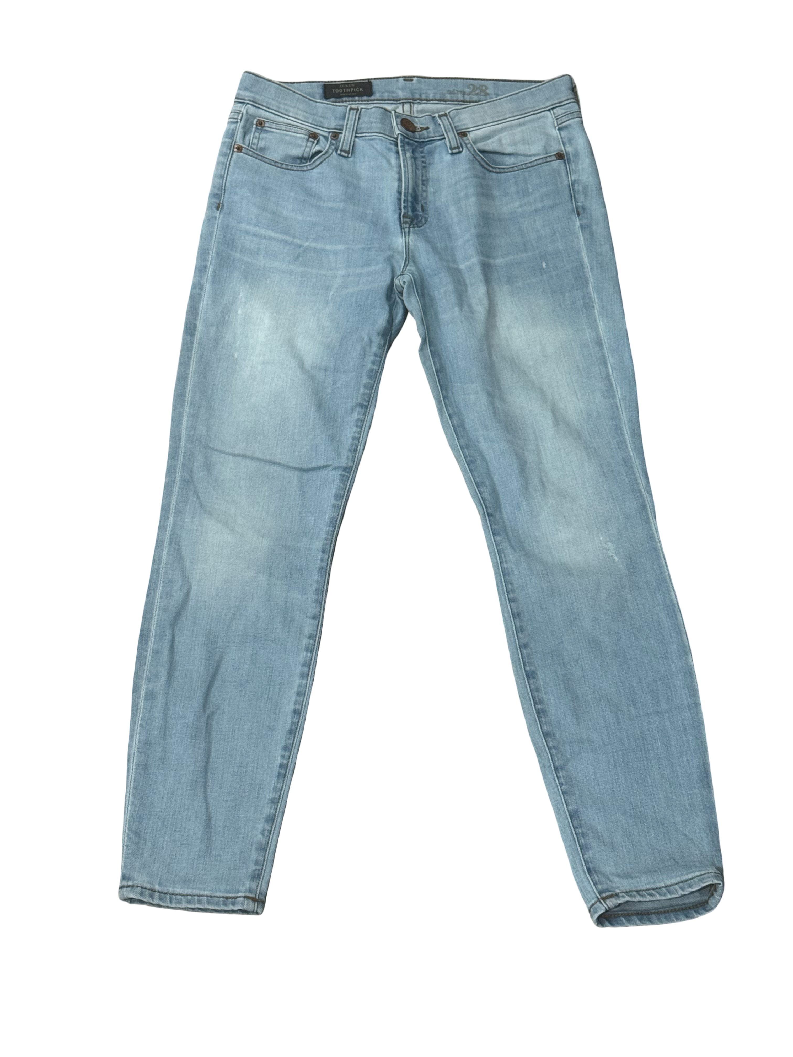 Women's J Crew Toothpick Light Wash Jeans