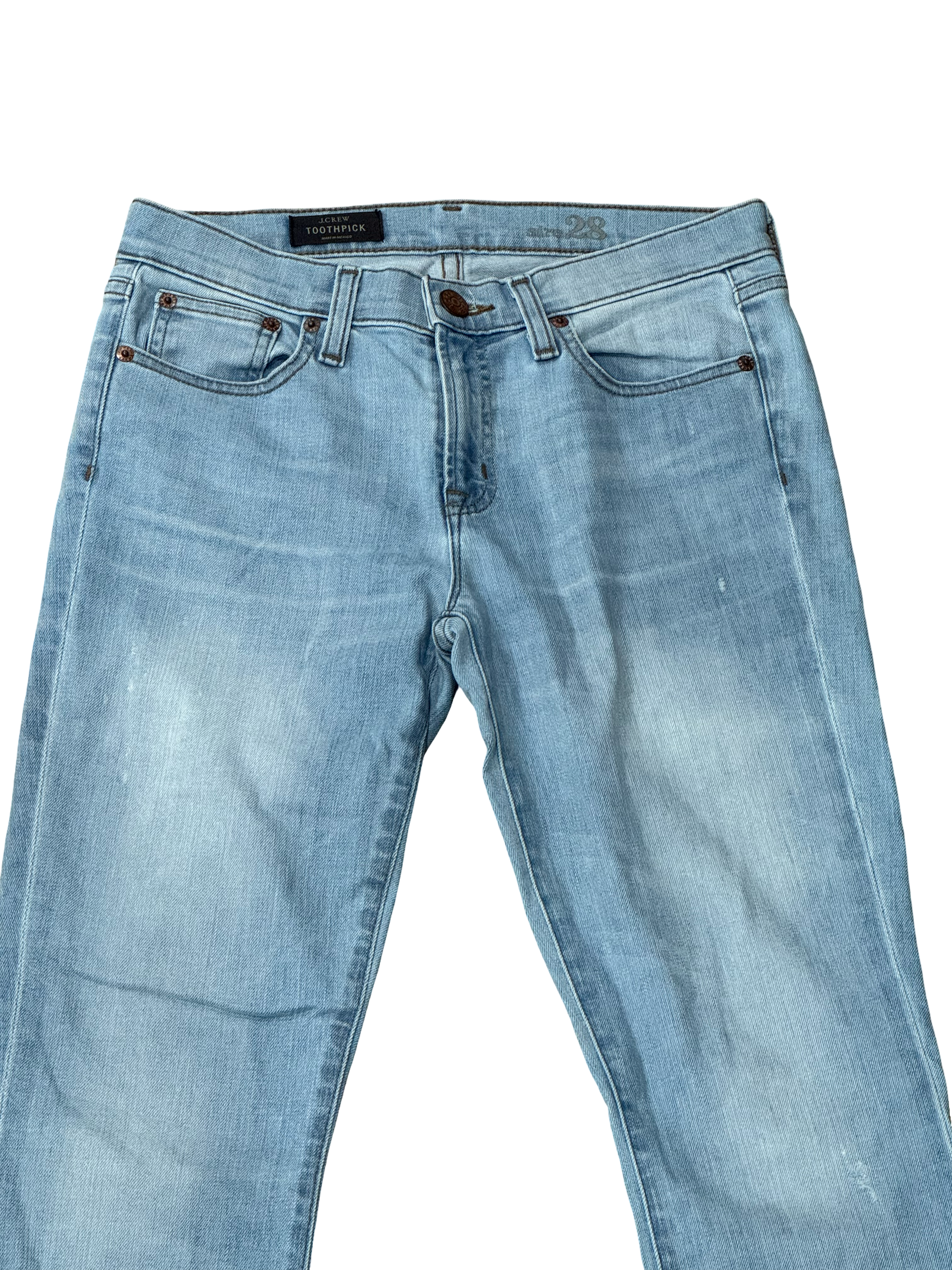 Women's J Crew Toothpick Light Wash Jeans