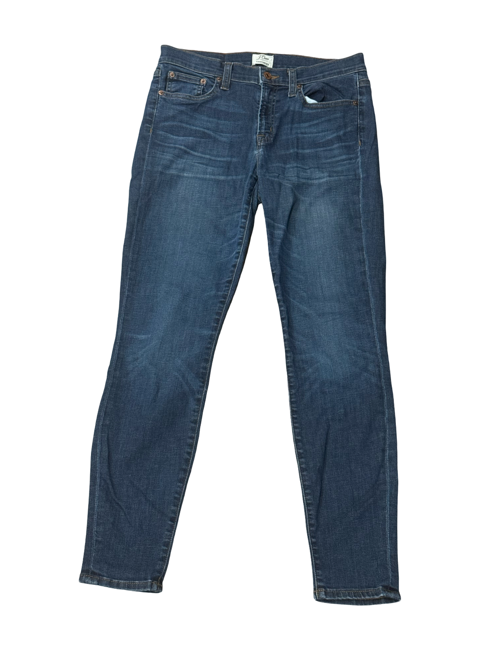Women's J Crew Toothpick Dark Blue Jeans
