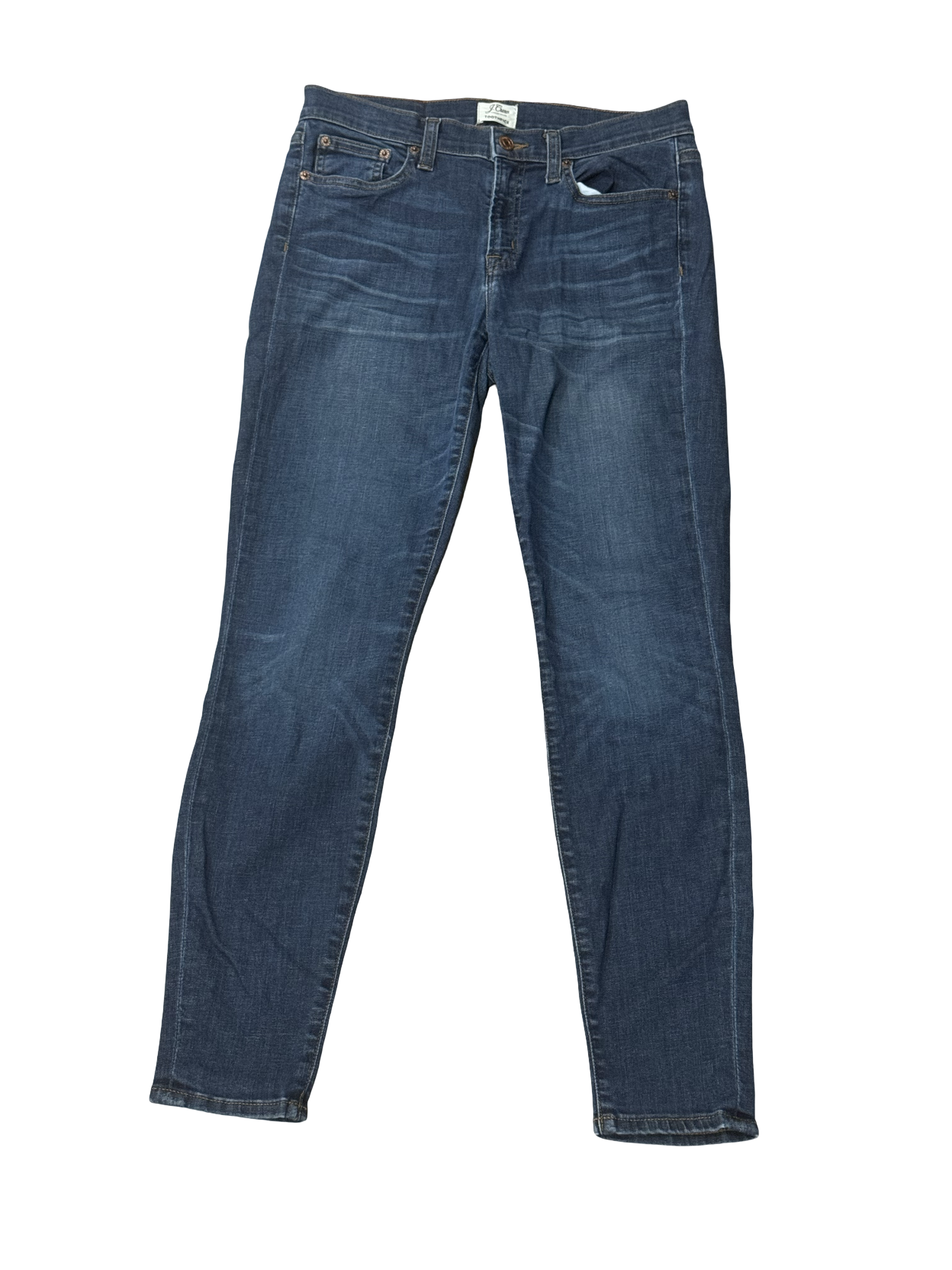 Women's J Crew Toothpick Dark Blue Jeans