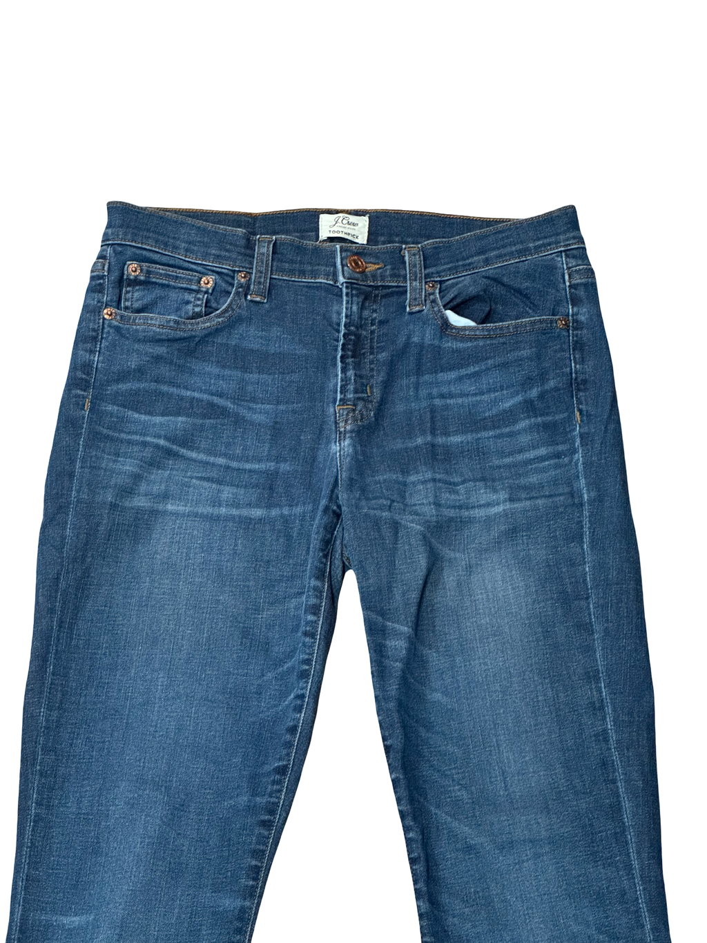Women's J Crew Toothpick Dark Blue Jeans