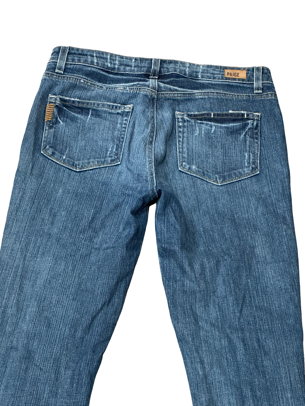 Paige Womens Hoxton Ankle Peg Blue Jeans