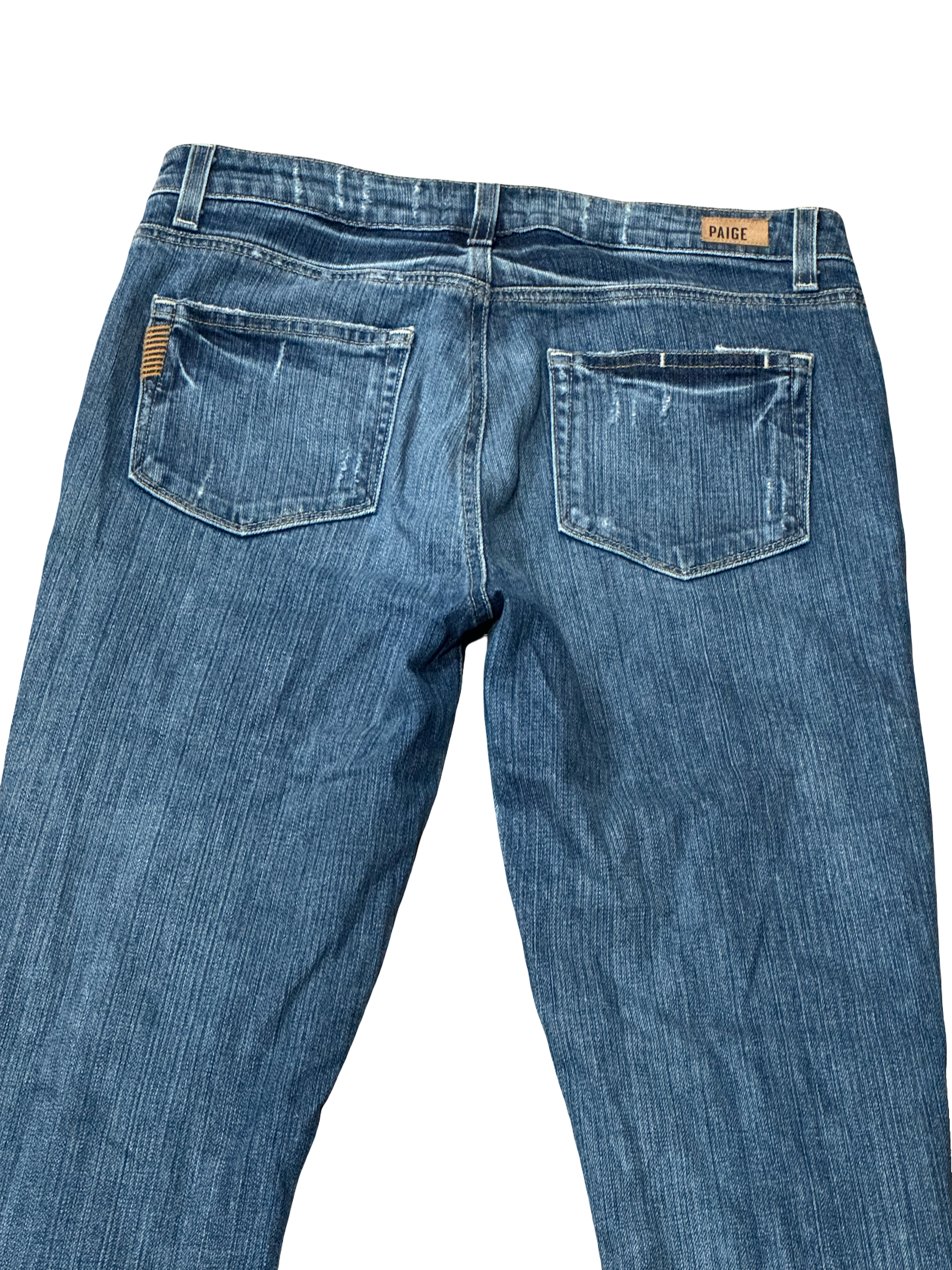 Paige Womens Hoxton Ankle Peg Blue Jeans