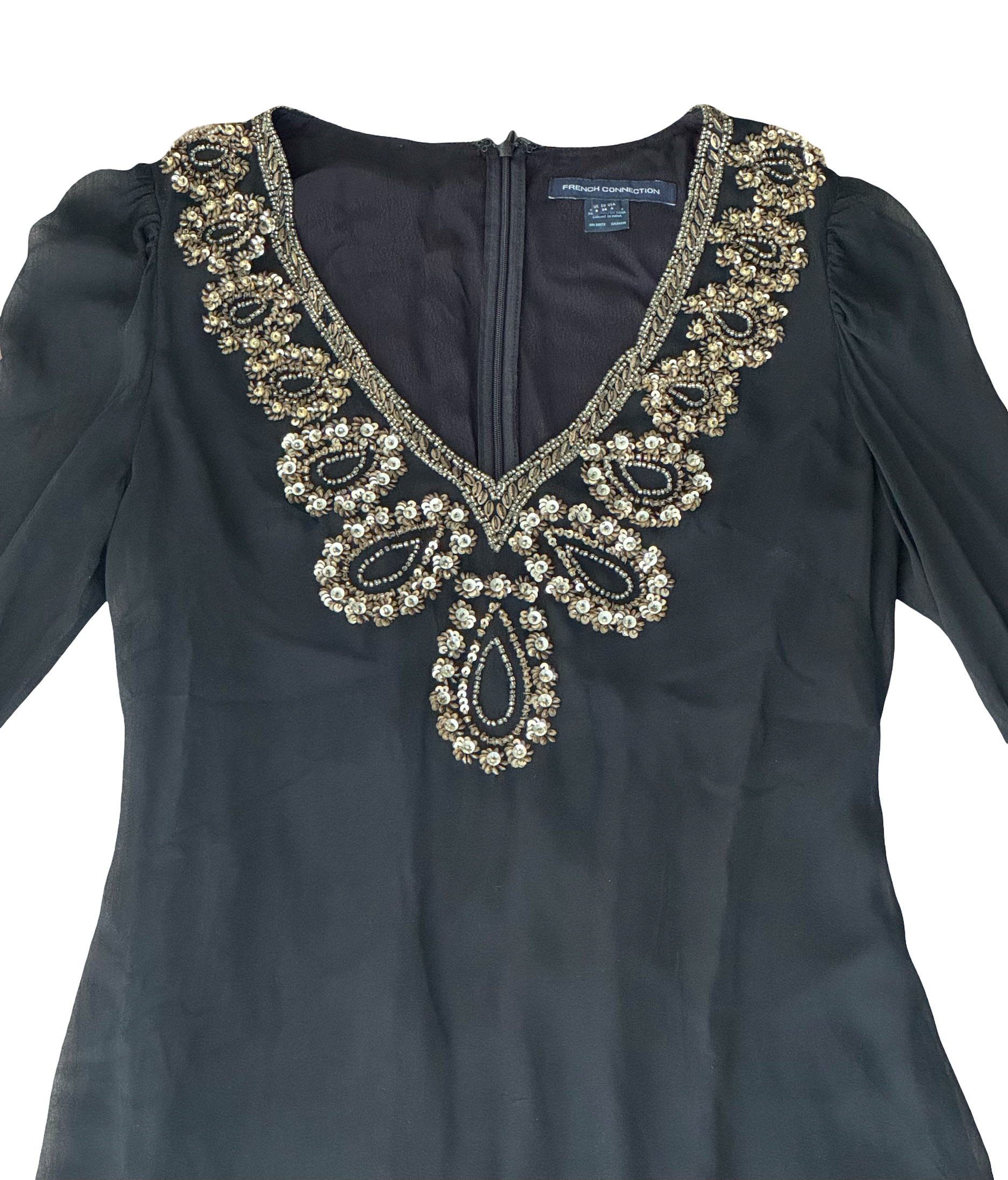 French Connection Bex Beads mini Dress