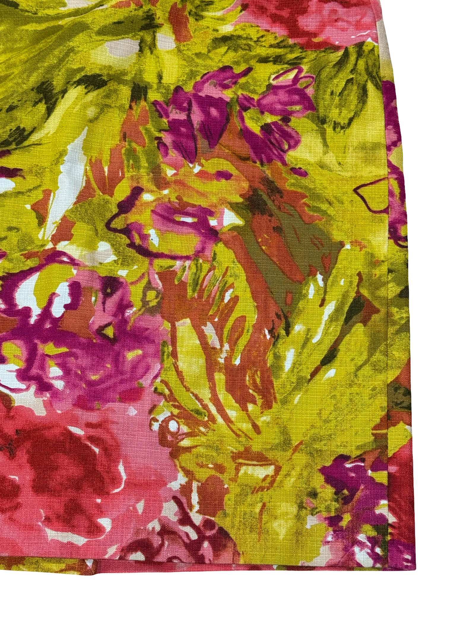 J. CREW Bright Floral Pencil Skirt