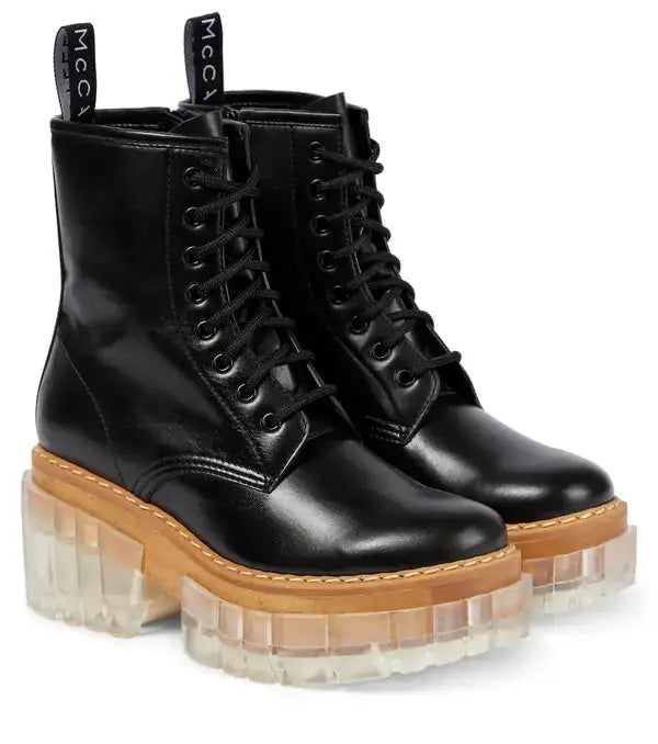 Stella McCartney Black Emilie Combat Boots