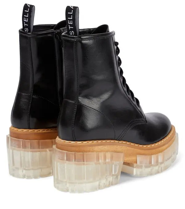 Stella McCartney Black Emilie Combat Boots