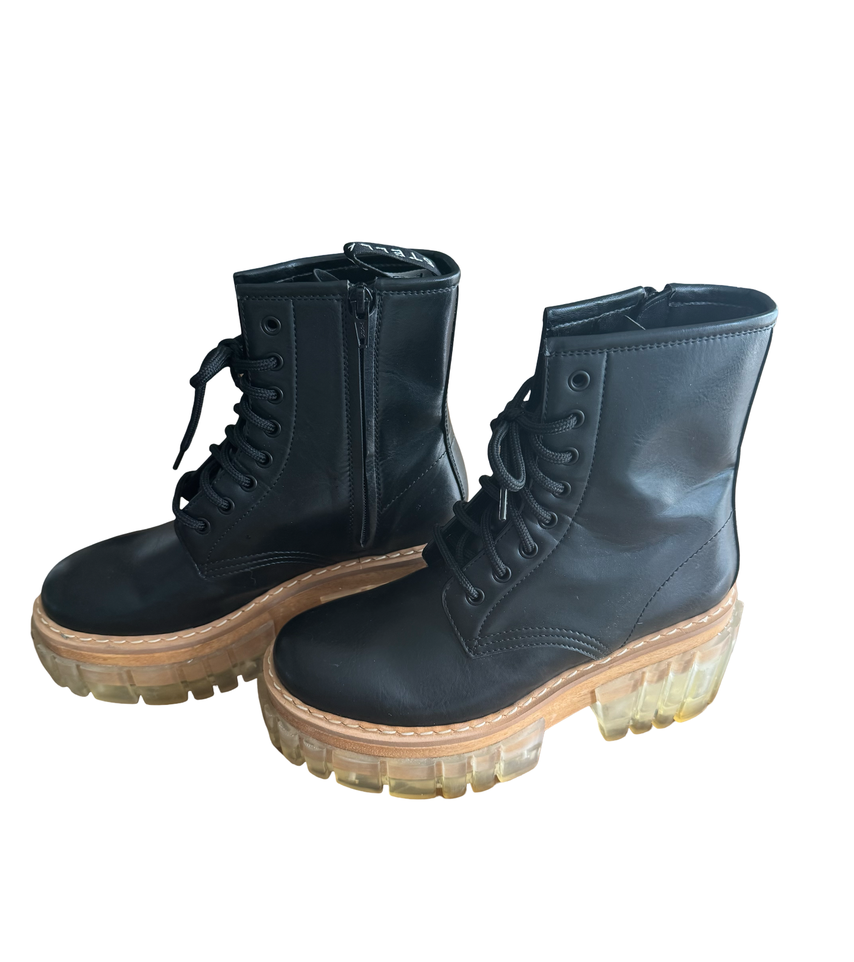 Stella McCartney Black Emilie Combat Boots