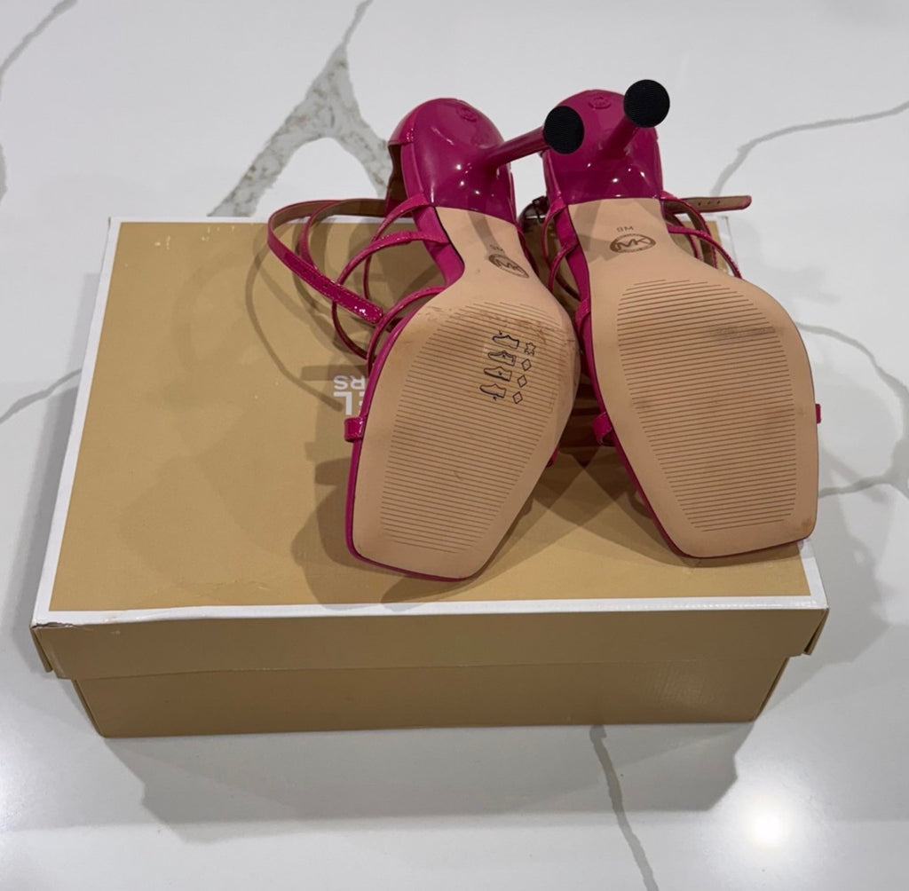 Michael Kors Imani Patent leather strappy sandal