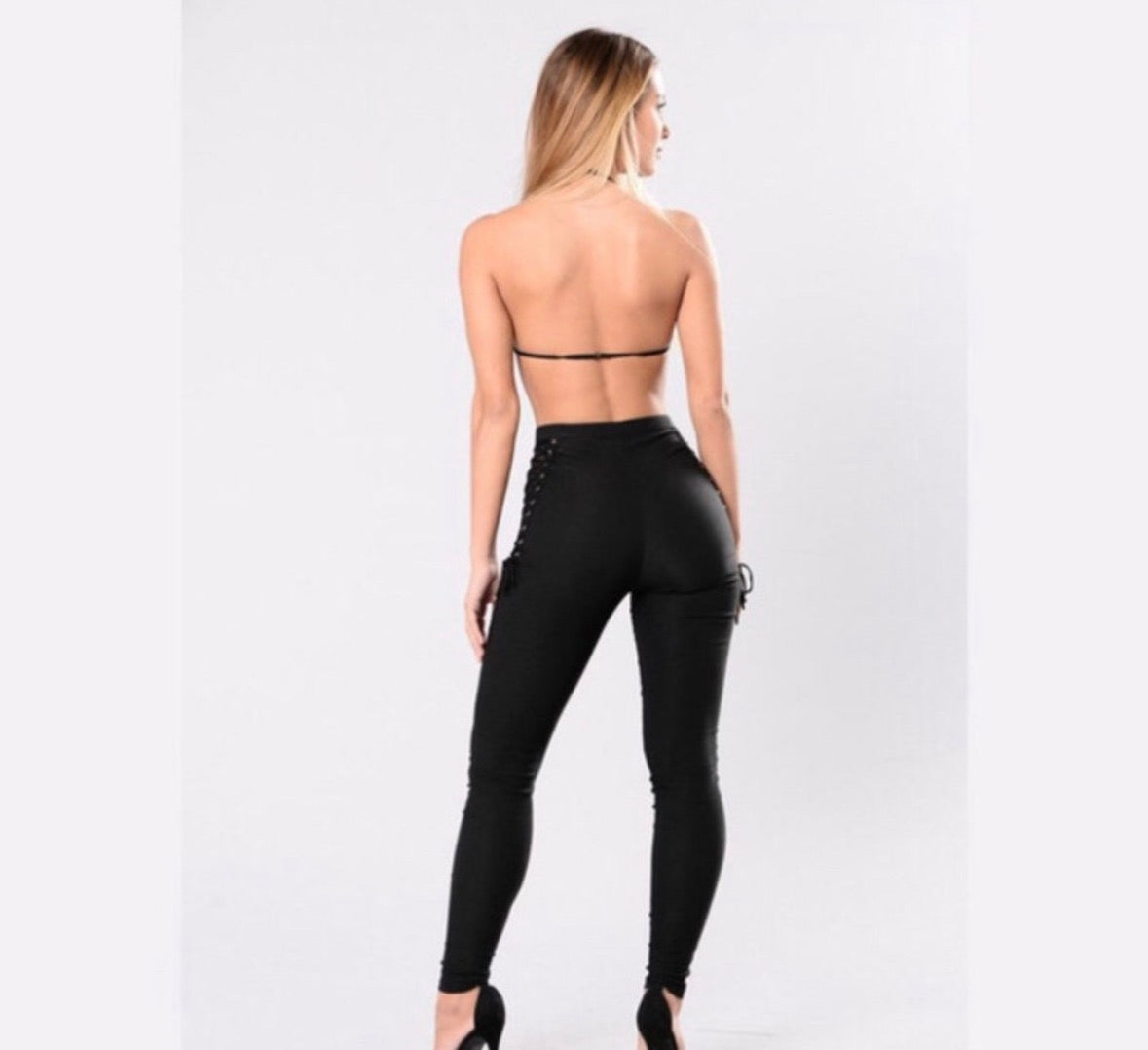 Womens high waist skinny pants