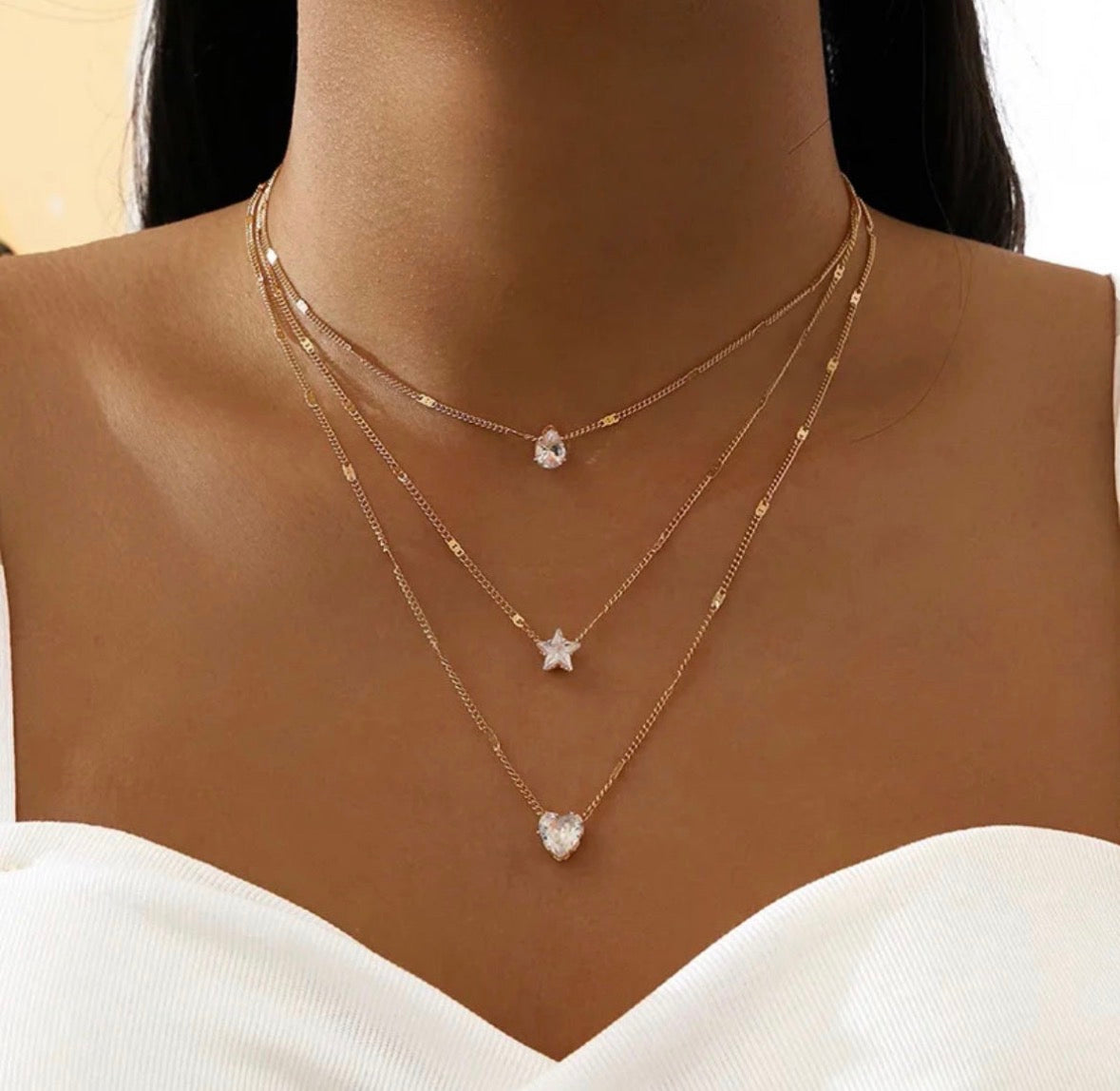 Multi-layer pendant necklace