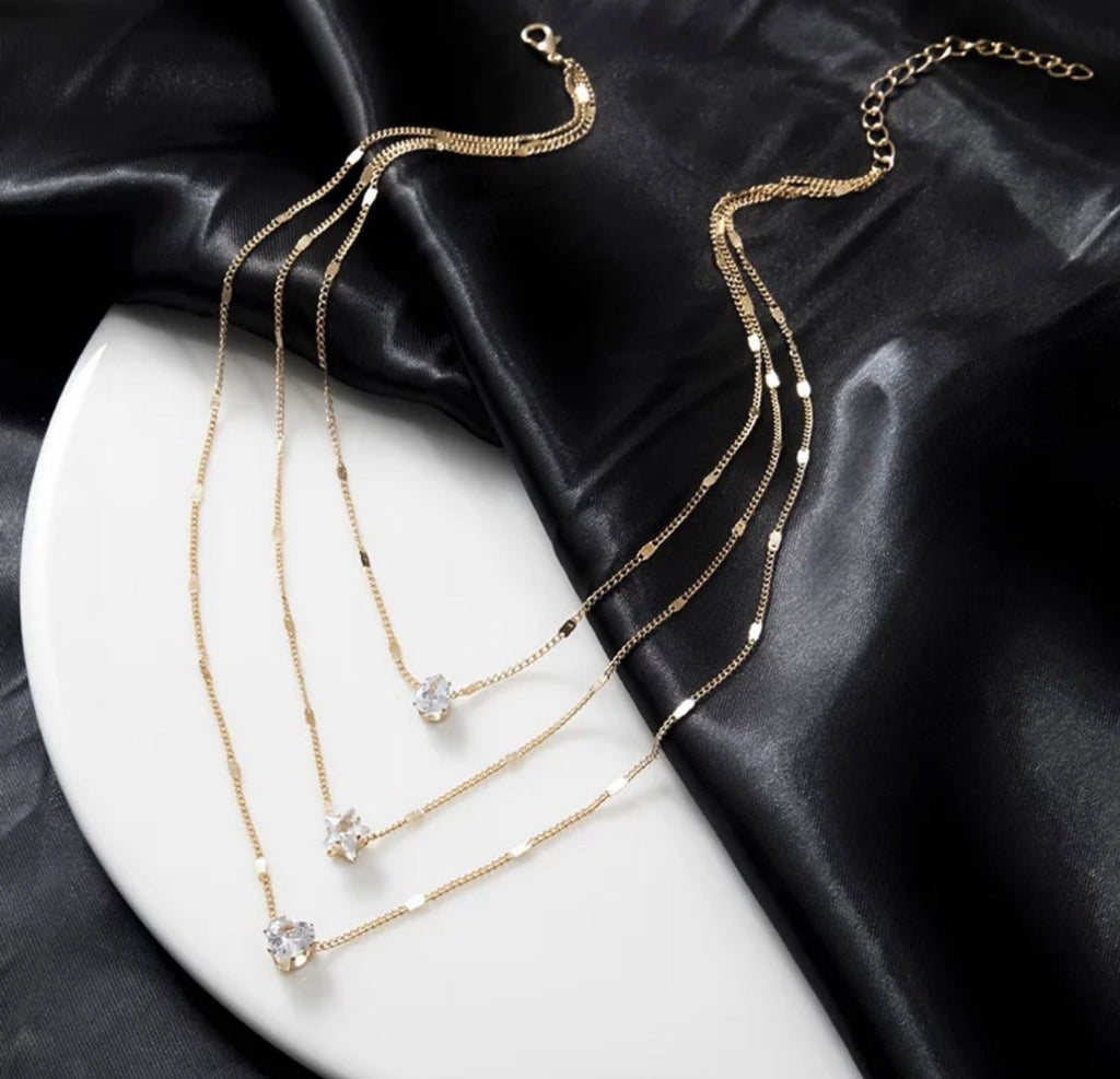 Multi-layer pendant necklace