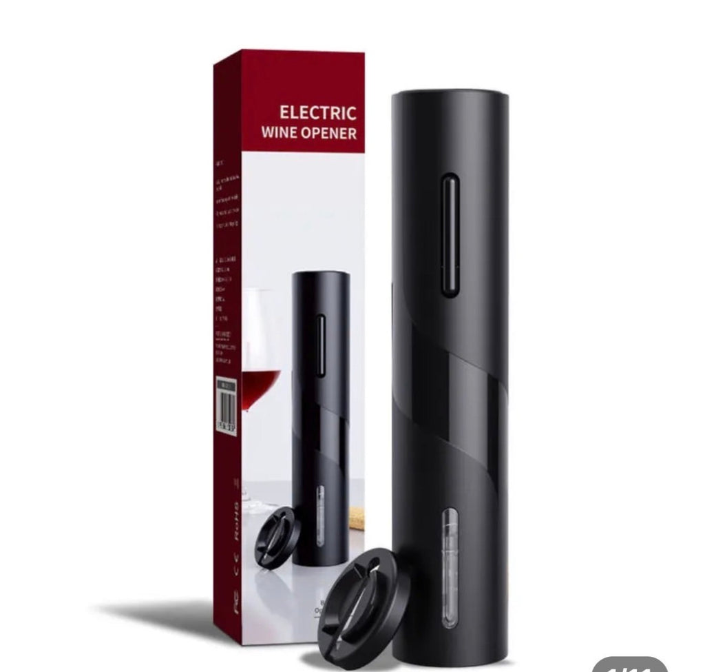 Electric one touch corkscrew bottle opener