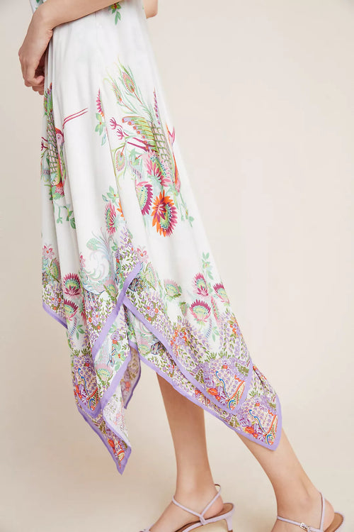Anthropologie Analise Floral Midi Dress