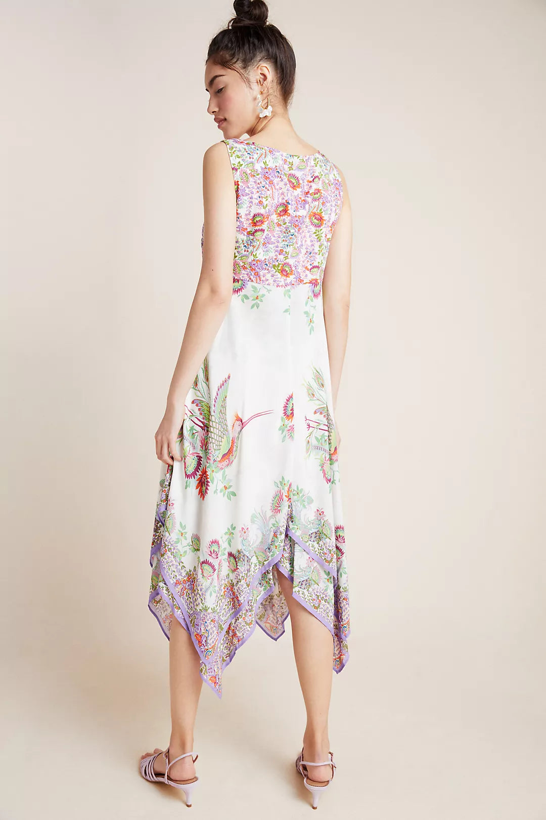 Anthropologie Analise Floral Midi Dress