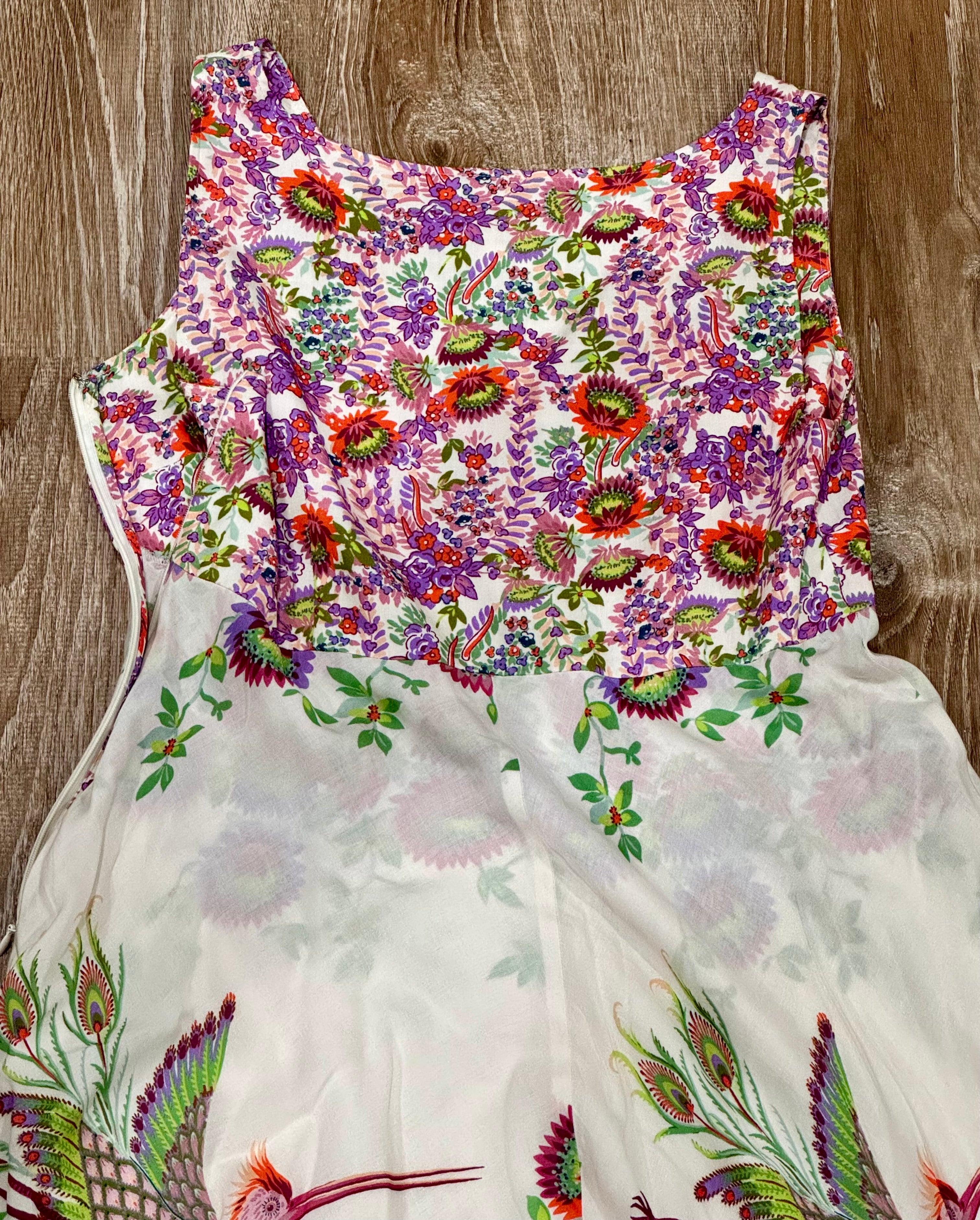 Anthropologie Analise Floral Midi Dress