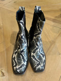 Rag & Bone Snake-Print Chelsea Ankle Boots
